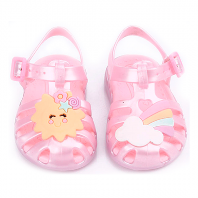 Sandália Infantil WorldColors Lilly Baby - Rosa Perolado/rosa - 2