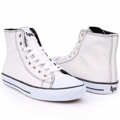 Tênis LPS STAR Cano Médio by WorldColors - Branco - 2