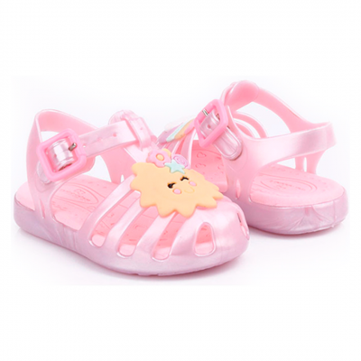 Sandália Infantil WorldColors Lilly Baby - Rosa Perolado/rosa - 1