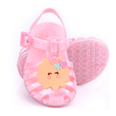 Sandália Infantil WorldColors Lilly Baby - Rosa Perolado/rosa - 3