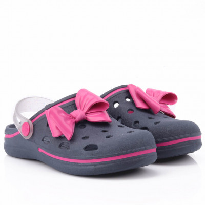 Babuche Infantil WorldColors Pop Kids - Marinho/transparente Gliter