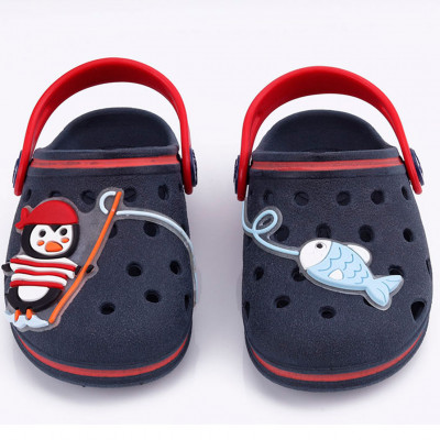 Babuche Infantil Wboys Pop Baby - Marinho/Vermelho