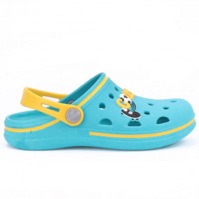 Babuche Infantil Masculino Copa do Mundo Wboys Pop Kids - Verde/Amarelo