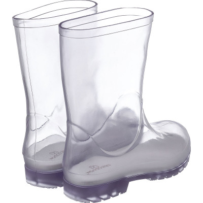 Galocha Infantil WorldColors Mia Clear – Transparente