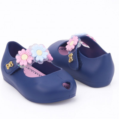 Sapatilha Infantil WorldColors Angel Baby - Marinho/Rosa