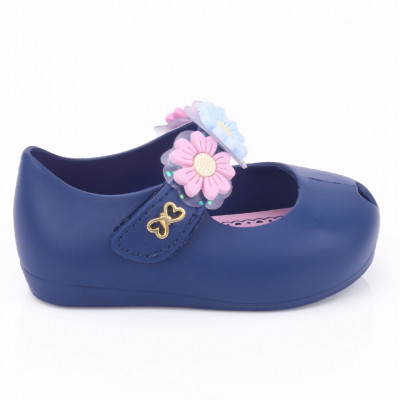 Sapatilha Infantil WorldColors Angel Baby - Marinho/Rosa