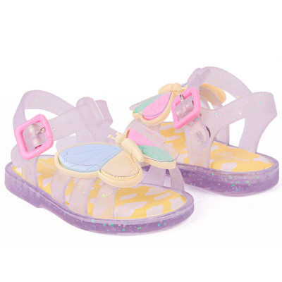 Sandália Infantil WorldColors Alice Baby - Gliter Furtacor/amarelo