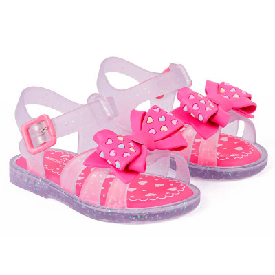 Sandália Infantil WorldColors Alice Baby - Gliter Furtacor/pink