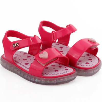Sandália Papete Infantil Lolipop LED WorldColors Baby - Pink/rosa