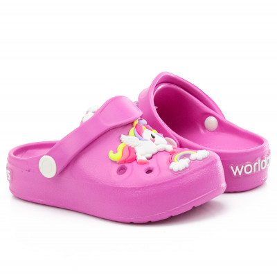 Babuche Infantil EVA Soft Worldcolors - Pink
