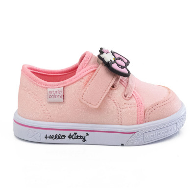 Tênis Infantil Feminino Hello Kitty by WorldColors - Rosa