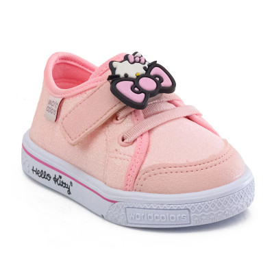 Tênis Infantil Feminino Hello Kitty by WorldColors - Rosa