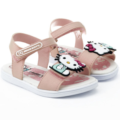 Sandália Infantil Hello Kitty baby by WorldColors - Rosa