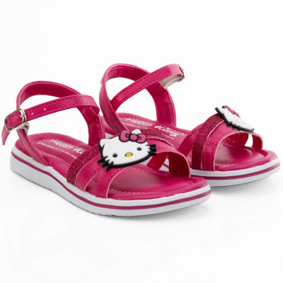 Sandália Infantil Hello Kitty by WorldColors - Pink