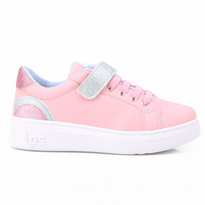 Tênis Casual Feminino Lps Shine BY WorldColors - Rosa/azul Acqua - 3