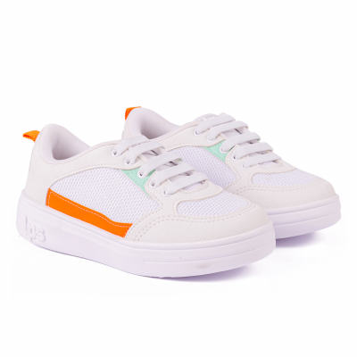 Tênis Feminino Casual Lps Shine - Branco/multicolor