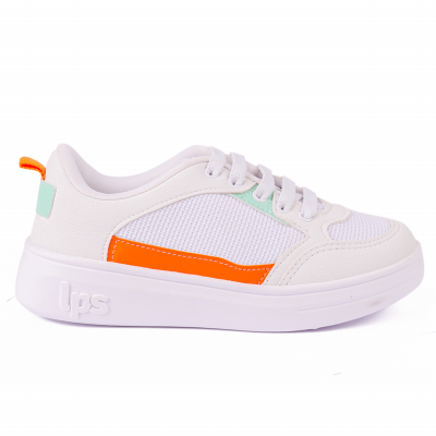 Tênis Feminino Casual Lps Shine - Branco/multicolor