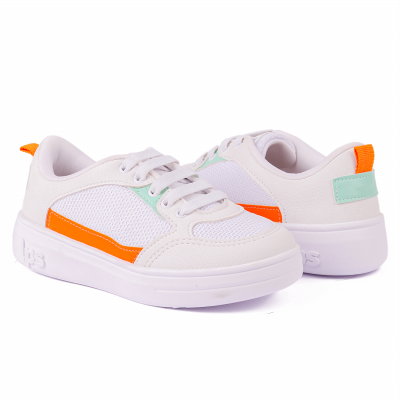 Tênis Feminino Casual Lps Shine - Branco/multicolor