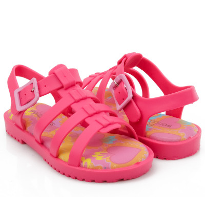 Sandália Papete Infantil Feminina Drops Fisherman Kids WorldColors - Pink