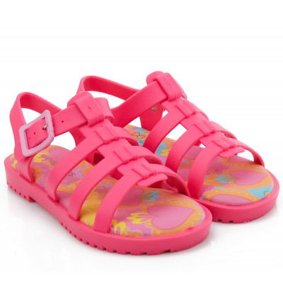 Sandália Papete Infantil Feminina Drops Fisherman Kids WorldColors - Pink