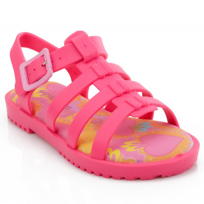 Sandália Papete Infantil Feminina Drops Fisherman Kids WorldColors - Pink