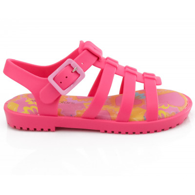 Sandália Papete Infantil Feminina Drops Fisherman Kids WorldColors - Pink