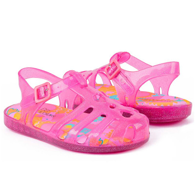 Sandália Infantil WorldColors Lilly Kids - Pink Gliter
