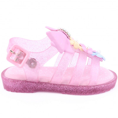 Sandália Infantil WorldColors Drops Baby - Rosa Gliter/rosa - 3