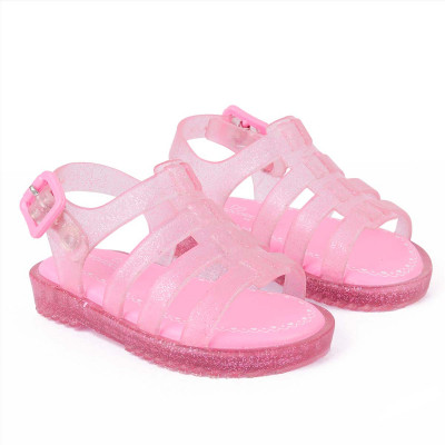 Sandália Infantil WorldColors Drops Baby - Rosa Gliter