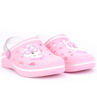 Babuche Infantil Feminino WorldColors Pop Kids - Rosa Bale/Gliter Furtacor