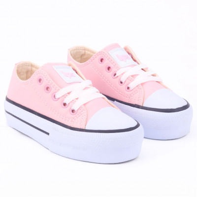 Tênis Platform Feminino LPS CRUSH By WorldColors - Rosa