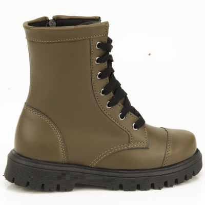 Coturno Cano Médio Tratorado Music - Verde Militar