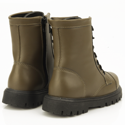 Coturno Cano Médio Tratorado Music - Verde Militar