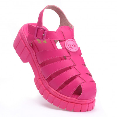 Sandália Fisherman Feminina Plataforma Tratorada WorldColors - Pink New