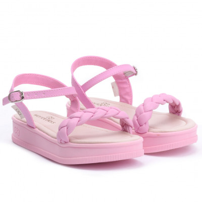 Sandália Infantil Feminina flatform Cherry - Rosa