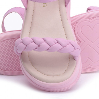 Sandália Infantil Feminina flatform Cherry - Rosa