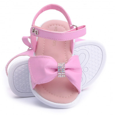 Sandália Infantil Feminina WorldColors Belinha - Rosa Bale