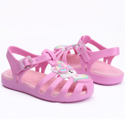 Sandália Infantil Feminina WorldColors Lilly Kids - Rosa Bale