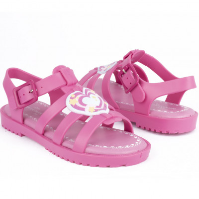 Sandália Papete Infantil Feminina Drops Fisherman Kids WorldColors - Pink New