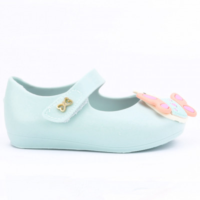 Sapatilha Infantil Feminina WorldColors Angel Baby - Verde Cha/Rosa