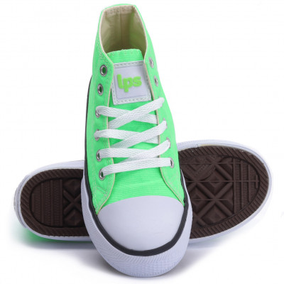 Tênis Feminino Casual Cano Médio Lps Neon - Verde Neon