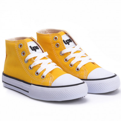 Tênis Feminino Casual Cano Médio Lps Star - Amarelo