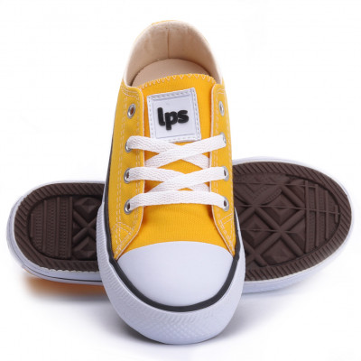 Tênis Feminino Casual Lps Star - Amarelo
