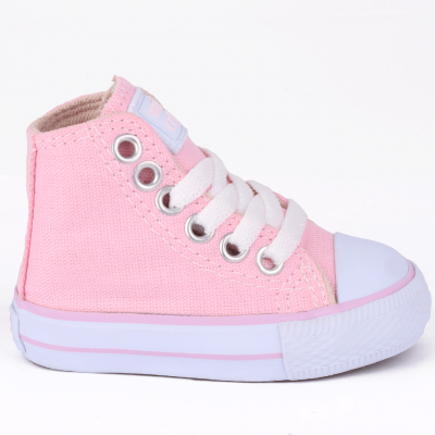 Tênis Infantil Feminino Star Baby Cano Médio Worldcolors - Rosa