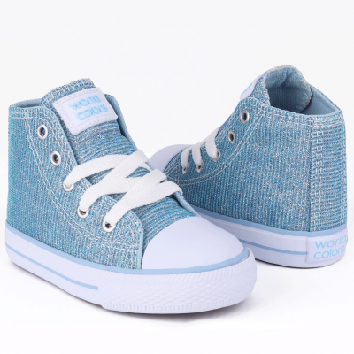 Tênis Infantil Feminino Star Baby Worldcolors - Azul