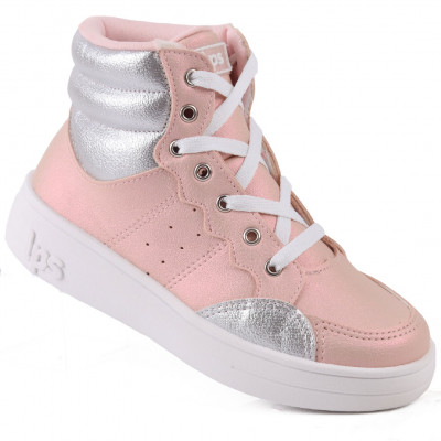 Tenis Feminino Casual Cano Médio WorldColors Lps Shine - Rose