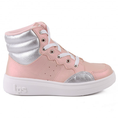 Tenis Feminino Casual Cano Médio WorldColors Lps Shine - Rose