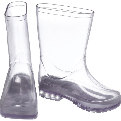 Bota Galocha Transparente Infantil com Led Mia Clear WorldColors
