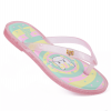 Chinelo Infantil Feminino Acolchoado Sol Kids WorldColors - Rosa Gliter
