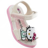 Sandália Infantil Hello Kitty baby by WorldColors - Off White/rosa